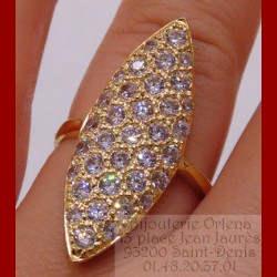 Bague Marquise or 18 carats