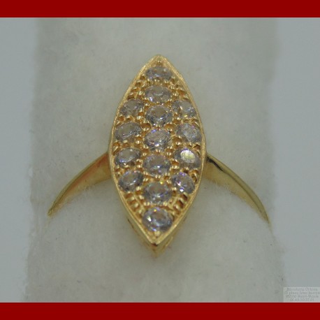 Bague Marquise Or 18 Carats 