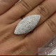 Marquise Fancy Or Blanc 18 carats