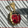 Pendentif coccinelle or 18 carats